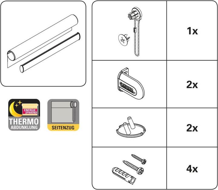 Image du produit Gardinia Store à enroulement latéral (82 x 180 cm)
