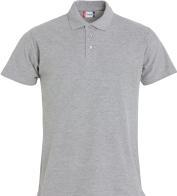 Produktbild Poloshirt Clique Basic 028230, Baumwolle, grau meliert, Grösse M (M)