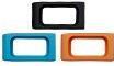 Productafbeelding Kingston XS SSD Rubber Sleeve 3 Pack - Zwart Blauw Oranje