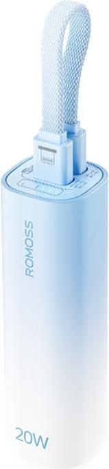 Productafbeelding Romoss PSC05C Mini Powerbank 5000mAh 10,5W (Blue) (5000 mAh, 10.50 W)