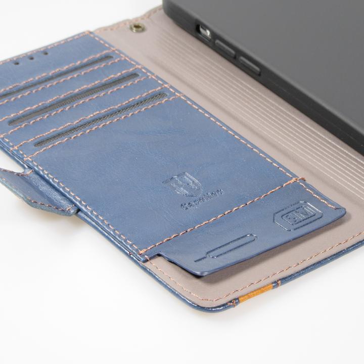 Actual product image PhoneLook Leather Case Flip Wallet with Accent Stripe & Card Holder (Apple iPhone 15)