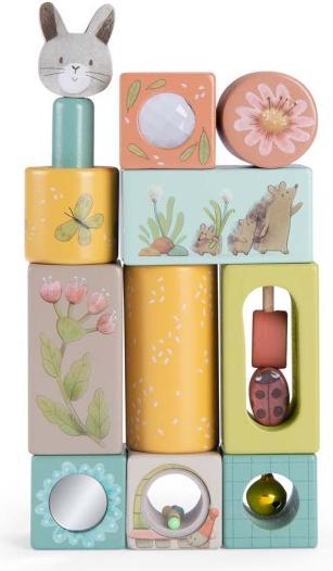 Produktbild Moulin Roty Aktivitäten Würfel, Trois petits lapins