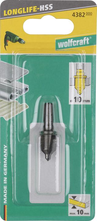 Produktbild wolfcraft Bohrer Senkbohrer, HSS (10 Millimeter)