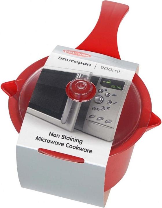 Actual product image Easy Cook Microwave Sauce Pan And Lid (Pot)
