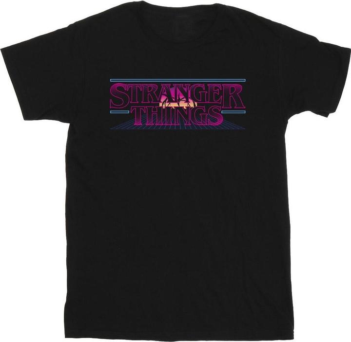 Image du produit Netflix - T-shirt STRANGER THINGS RETRO TITLE - Fille (128)