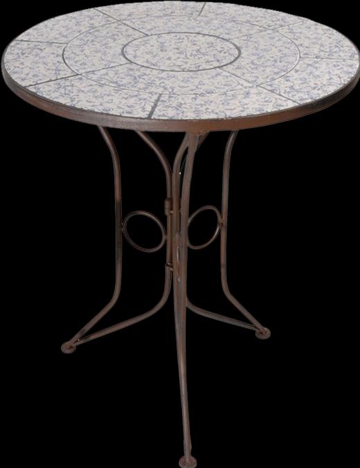 Image du produit Esschert Design Table en céramique vieillie (60 cm)
