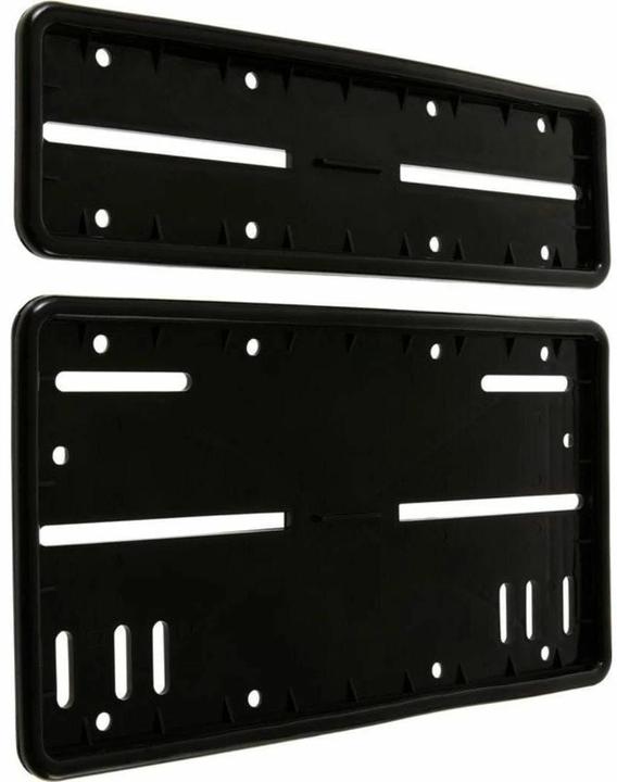 Produktbild AL-Fahrzeugteile Nummerrahmen-Set (Front + Heck, Hochformat, Langformat)