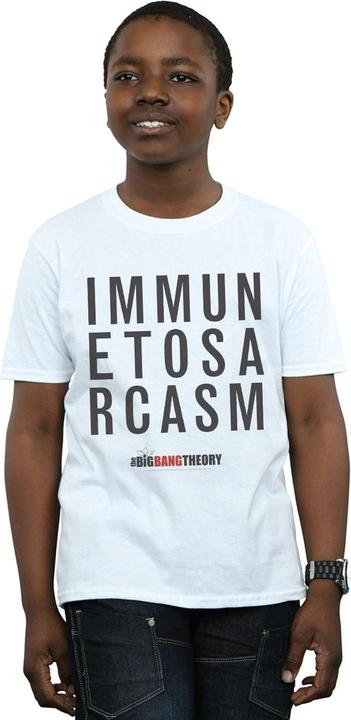 Actual product image Dam Boys Immune To Sarcasm T-Shirt (116)