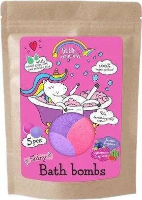 Actual product image little unicorn Small unicorn bath balls, 5 x 50 g