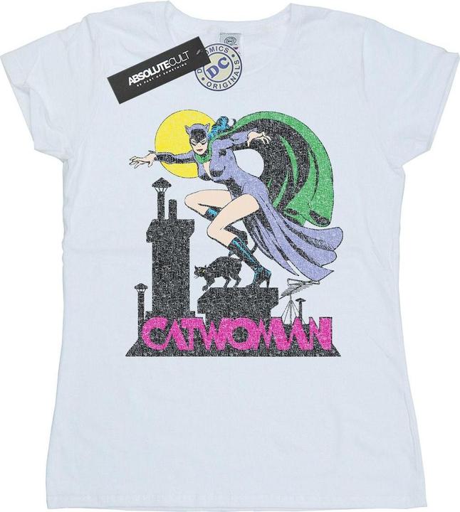 Catwoman Crackle Logo TShirt (XL)