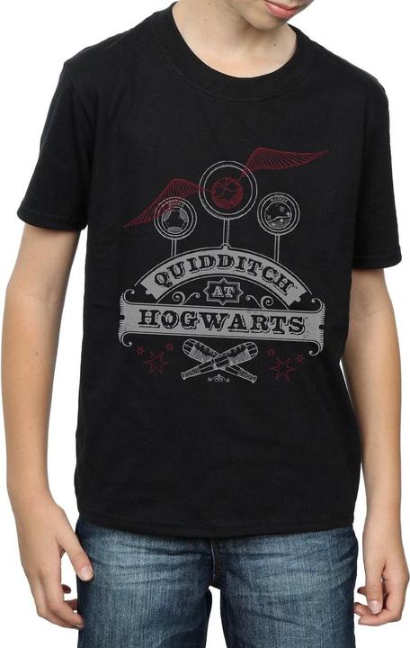 Image du produit - T-shirt QUIDDITCH AT HOGWARTS - Garçon (128)