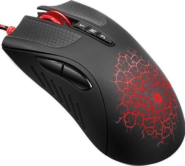 Image du produit A4Tech Bloody A90A Blazing, 6200DPI, optinė, 8kl., su laidu USB, juoda, do gry, V-Track, CORE3 (Filaire)