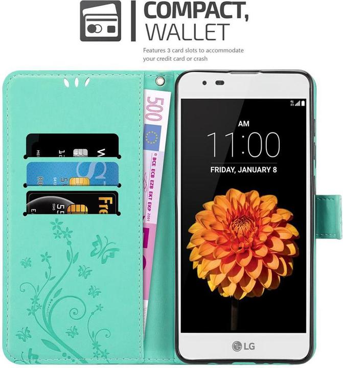 Produktbild Cadorabo Flower Book Cover (LG K7)