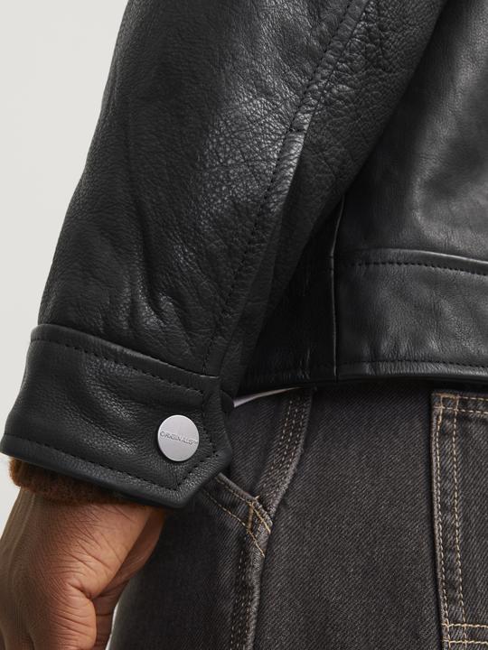 Produktbild Jack & Jones Jorclean Leather Jacket Styd Aw24 (XXL)