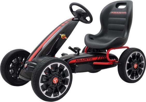 Produktbild Megaleg Abarth Pedal GoKart til børn 3-8 år, Sort
