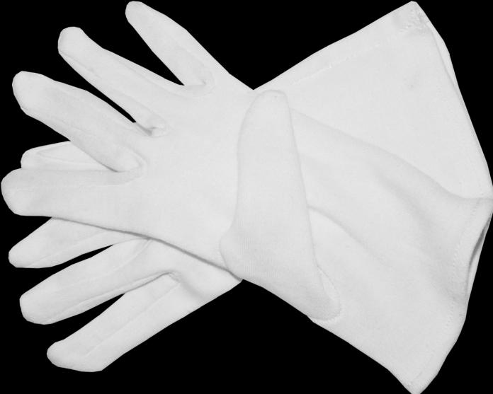 Produktbild Baumwoll Handschuh weiss (Paar) Grösse M (8), Länge 24 cm (M)