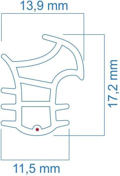 Actual product image Dikara Steel Frame Seal Grey 10m