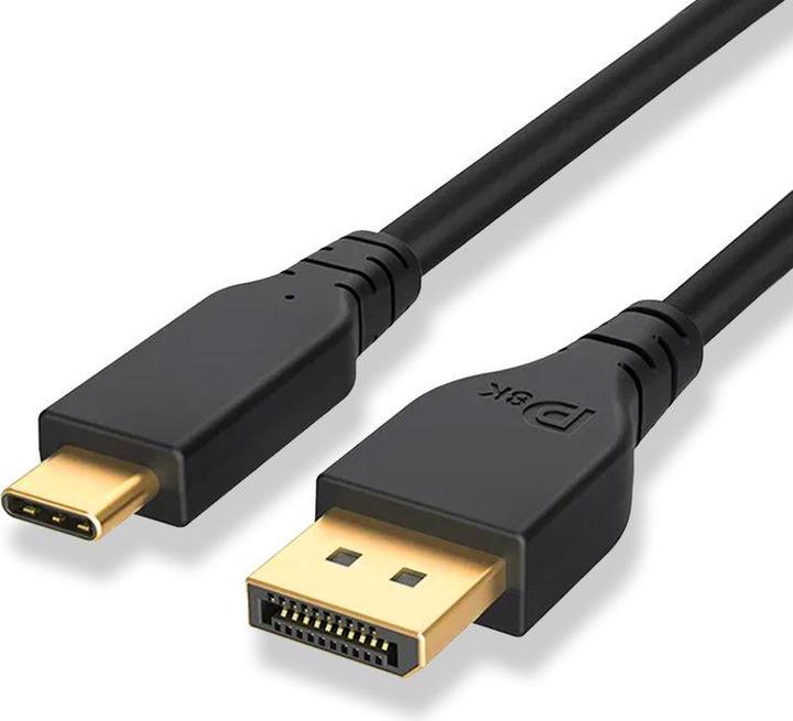 Actual product image Hermex DisplayPort – USB C (2 m, DisplayPort, USB Type C)