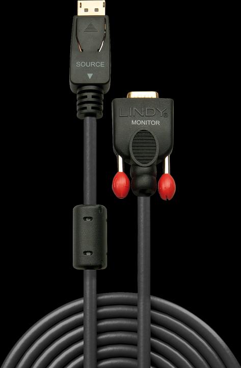 Produktbild Lindy DisplayPort — VGA (3 m, VGA, DisplayPort)