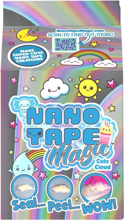 Actual product image Konjac Sponge Nano Tape - Magic Mini Cute Cloud (480-1003) (Nail glue)