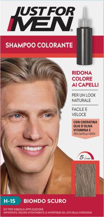 Produktbild Just For Men Dark Blonde Colored Shampoo H15 27.5ml (27.50 ml)