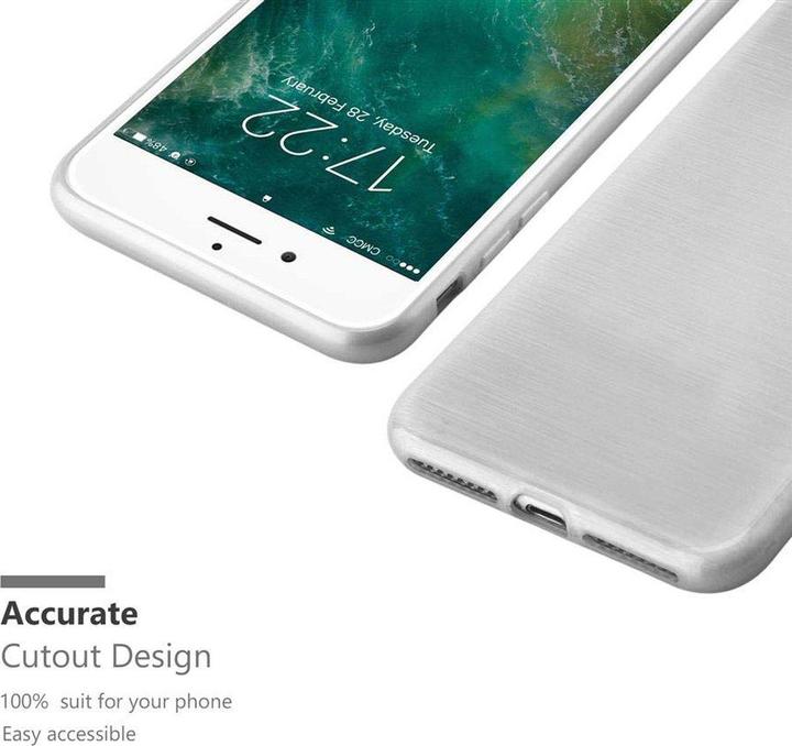 Productafbeelding Cadorabo TPU Geborstelde hoes (Apple iPhone 7 Plus, Apple iPhone 7s Plus)