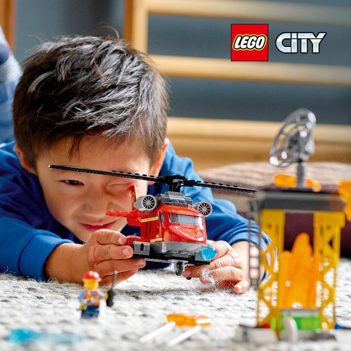 Actual product image LEGO Fire Brigade Helicopter (60281, LEGO City)