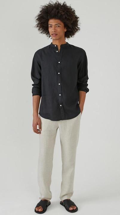 Produktbild La Redoute Collections Langärmeliges Hemd mit Stehkragen (XL)