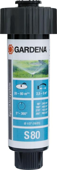 Actual product image Gardena Sprinkler S80 (Pop-up sprinklers, Circular sprinkler)