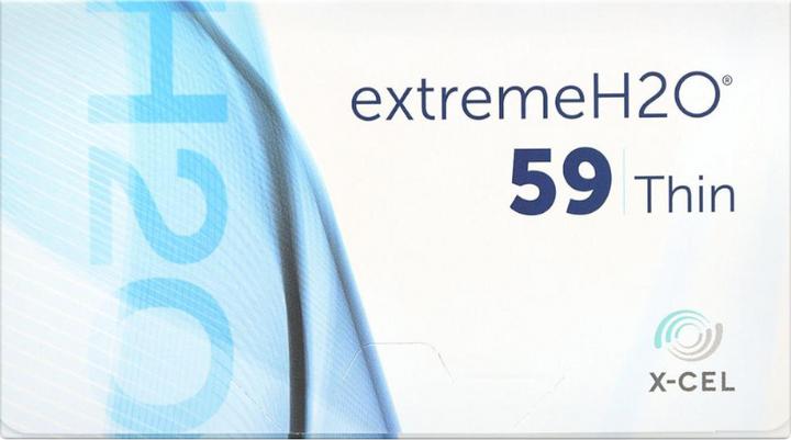 Image du produit Extreme H2O 59% Thin (6 pièce(s), Lentille mensuelle, Sphérique)
