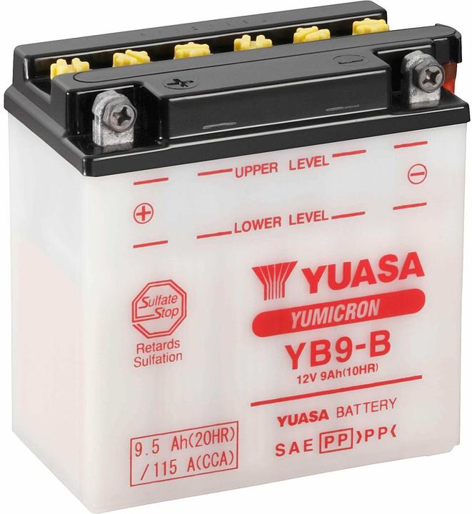 Produktbild Yuasa YB9-B (12 V, 9.50 Ah, 115 A)