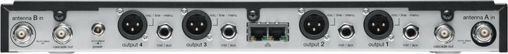 Immagine prodotto Shure SLXD4Q+E=-G65 - Odbiornik poczwórny cyfrowy (470-606 MHz)