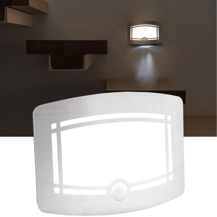 Produktbild Casativo LED-Wandleuchte, 2 Leuchtmodi, PIR-Bewegungs- & Lichtsensor (40 lm)