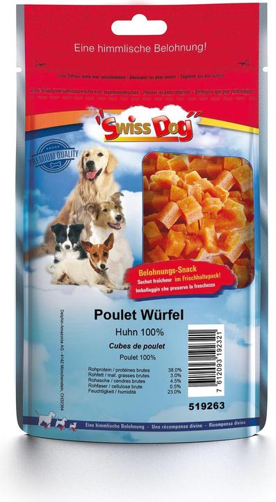 SwissDog Poulet Würfel (Adult, 1 Stk., 600 g)
