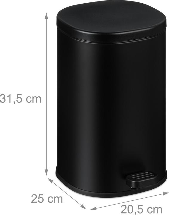 Actual product image Relaxdays Bathroom bin (5 l)