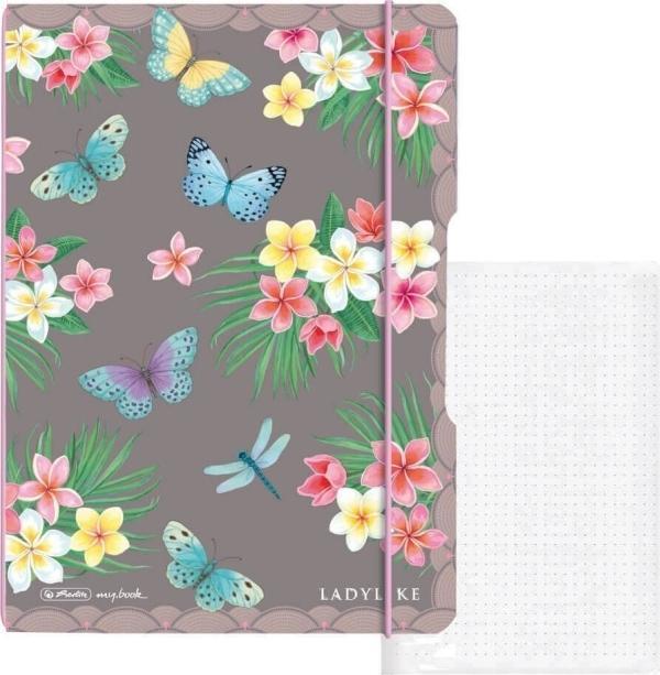 Actual product image Herlitz my.book flex notebook A5 40 sheets multicoloured (A5, Dotted, Soft cover)