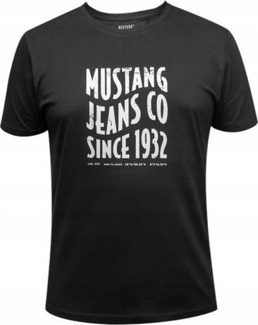 Mustang T-Shirt Lounge Shirt Herren Schwarz