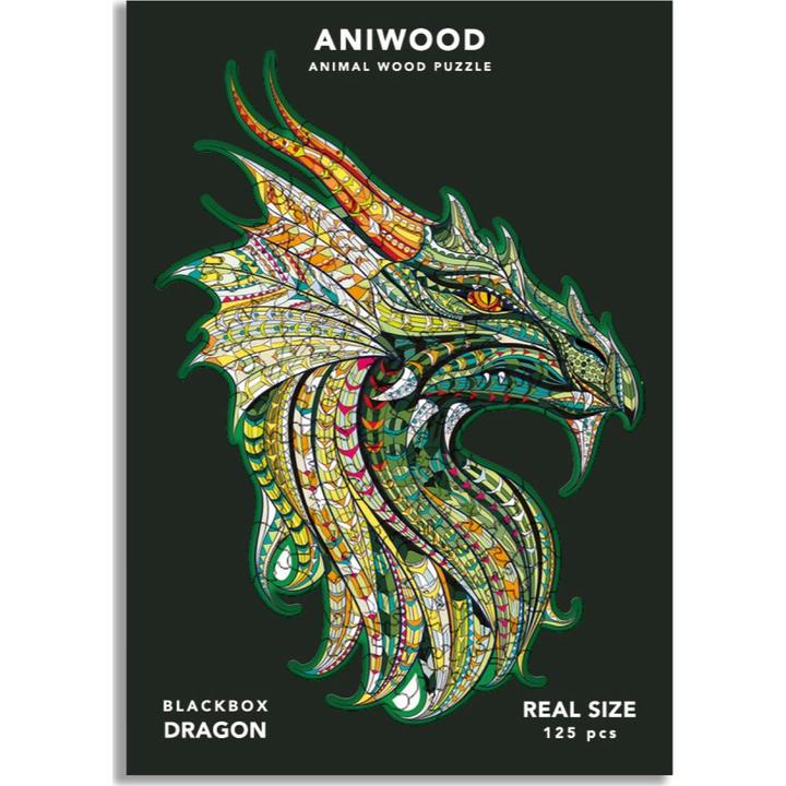 Actual product image Aniwood Jigsaw puzzle motif dragon (M) (150 pieces)