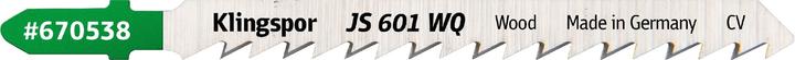 Actual product image Klingspor JS 601 WQ Supra - Saw blades 8 x 100 x 1,45 mm
