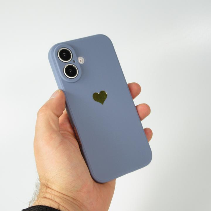 Immagine prodotto PhoneLook Cover Tappetino in silicone Cuore oro (Apple iPhone 16 Plus)