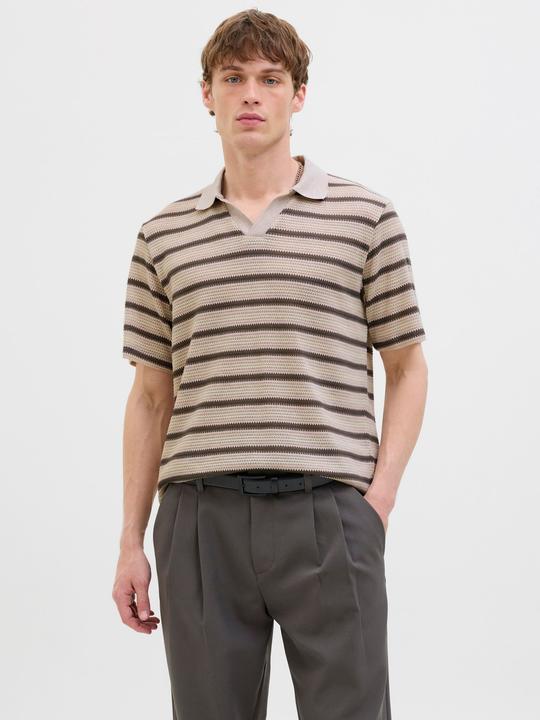 Produktbild Jack & Jones Gestreift Fly-Away Kragen Poloshirt Poloshirt (XL)