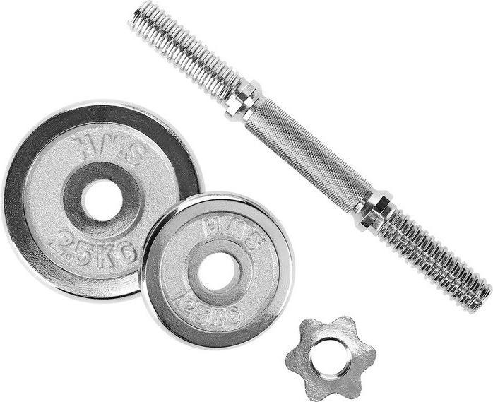 Actual product image HMS hantle STC20 chromowane 2 x 10 kg (4 x 2.5 kg)