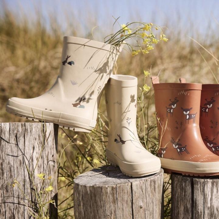 Actual product image Fresk Rainboots - Rabbit Sandshell (22)