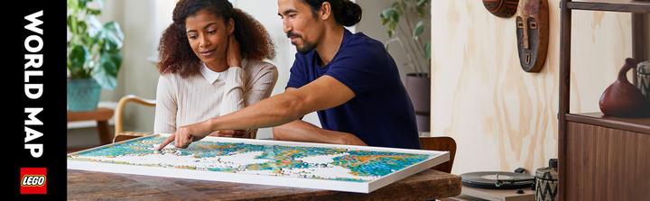 Immagine prodotto LEGO Mappa del mondo (31203, LEGO Art, Set LEGO rari)