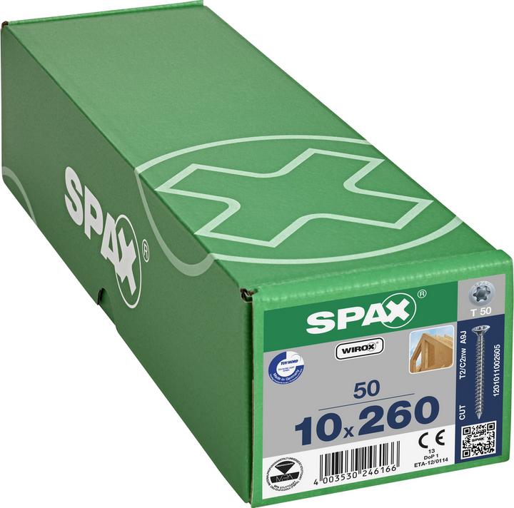 Productafbeelding Spax Houtbouwschroeven (50 Schroeven per stuk)