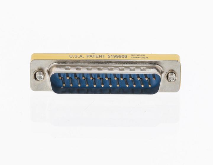 Immagine prodotto Valueline Adattatore seriale D-SUB 25 pin maschio - D-SUB 25 pin femmina in metallo (0.05 m)
