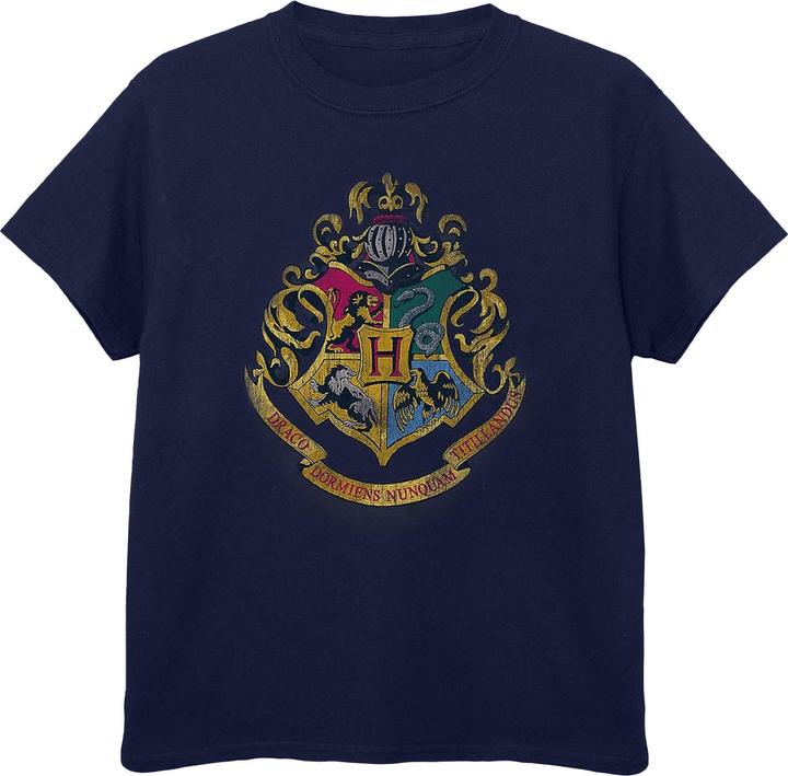 Immagine prodotto Maglietta in cotone con stemma di Hogwarts per ragazzi (152, 158)