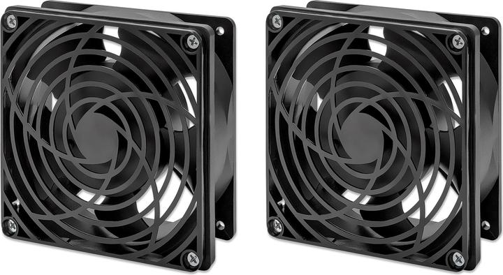 Produktbild Intellinet 2-fach Dachlüfter für 19" Netzwerkschrank (Wandverteiler)