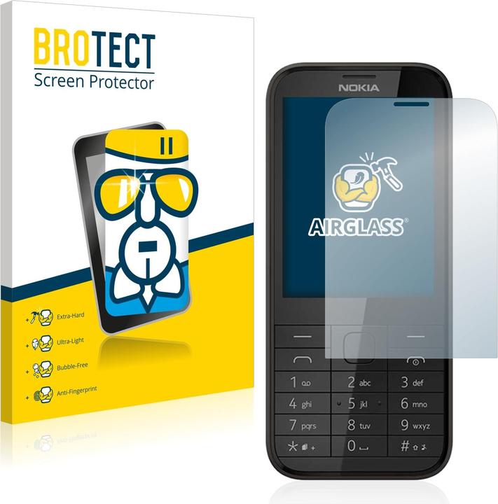 Productafbeelding BROTECT AirGlass kogelwerende glasfolie (1 Stuk, Nokia 225)