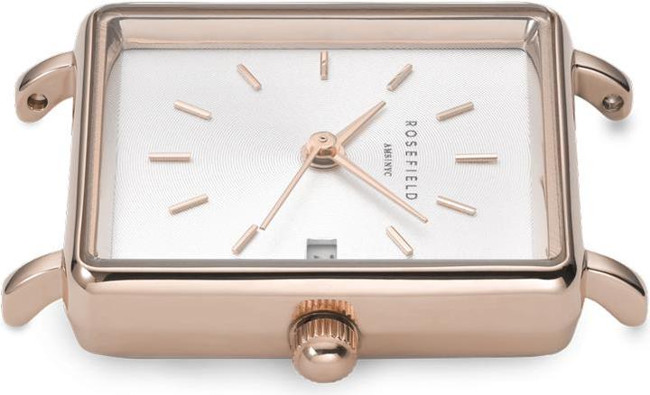 Produktbild Rosefield The Mini Boxy White Sunray Rosegold (Analoguhr, 22 mm)